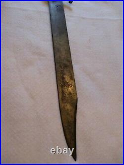 Fantastic Confederate CIVIL War D Guard Bowie Knife