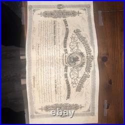 Feb 17th 1864 $1000 2nd Series Confederate States of America Civil War Bond