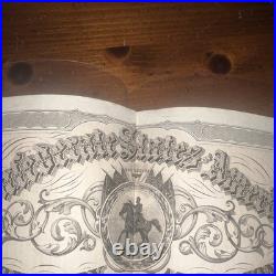 Feb 17th 1864 $1000 2nd Series Confederate States of America Civil War Bond