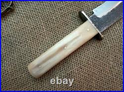 Forged Sheffield Bowie Confederate CIVIL War Combat Knife Cowboy Montain Man