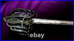 French Indian War Revolutionary War Scottish Garde Ecoissaise Officer Sword 1730