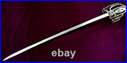 French Indian War Revolutionary War Scottish Garde Ecoissaise Officer Sword 1730