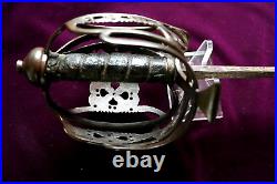 French Indian War Revolutionary War Scottish Garde Ecoissaise Officer Sword 1730