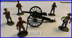 Frontline Figures ACG 10 American Civil War Confederate Artillery Firing Cannon