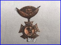 G276- 1914 United Confederate Vet 24th Ann. Reunion Civil War Medal Jacksonville