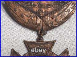 G276- 1914 United Confederate Vet 24th Ann. Reunion Civil War Medal Jacksonville
