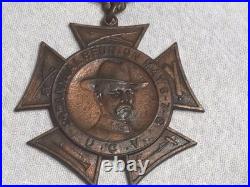 G276- 1914 United Confederate Vet 24th Ann. Reunion Civil War Medal Jacksonville