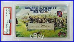 GENERAL GEORGE PICKETT CONFEDERATE #466 2018 1/1ESI Civil War PSA/DNA AUTOGRAPH