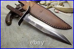 Gaucho Knife Bowie Edc Cowboy Montain Man Confederate CIVIL War West Buchcraft