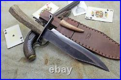 Gaucho Knife Bowie Frontier Mountain Man Cowboy CIVIL War Confederate Forged Edc