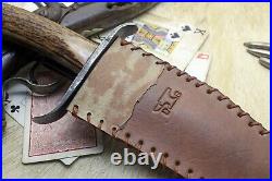 Gaucho Knife Bowie Frontier Mountain Man Cowboy CIVIL War Confederate Forged Edc