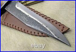 Gaucho Knife Bowie Frontier Mountain Man Cowboy CIVIL War Confederate Forged Edc