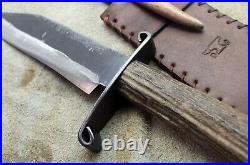 Gaucho Knife Bowie Frontier Mountain Man Cowboy CIVIL War Confederate Forged Edc