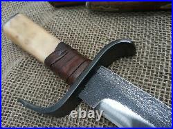 Gaucho Knife Forged Bowie Confederate CIVIL War Combat Cowboy Montain Man