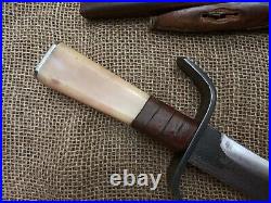 Gaucho Knife Forged Bowie Confederate CIVIL War Combat Cowboy Montain Man