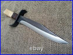 Gaucho Knife Forged Bowie Confederate CIVIL War Combat Cowboy Montain Man