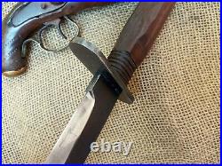 Gaucho Knife Forged Bowie Confederate CIVIL War Combat Cowboy Montain Man Edc