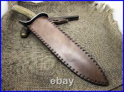 Gaucho Knife S Guard Bowie CIVIL War South Confederate Soldier Fight Combat Edc