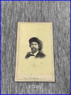 General John Hunt Morgan Civil War Confederate CDV Photo Soldier CSA