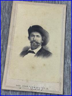 General John Hunt Morgan Civil War Confederate CDV Photo Soldier CSA