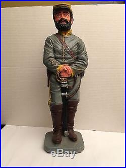 General Lee Grant civil war union confederate Vintage chalkware statue 21 TALL