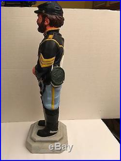 General Lee Grant civil war union confederate Vintage chalkware statue 23 TALL