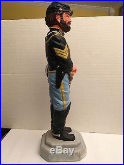 General Lee Grant civil war union confederate Vintage chalkware statue 23 TALL