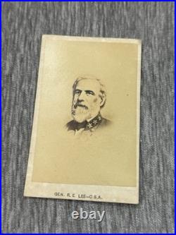 General Robert E Lee Civil War Confederate CDV Photo US Military History