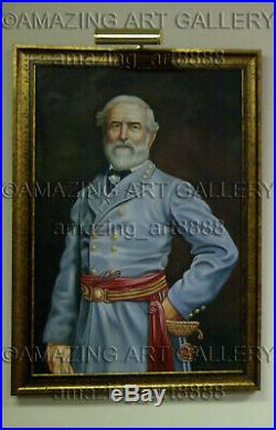 General Robert E. Lee Standing Official Painting American Civil War Confederate