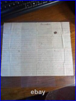 Great 1863 Confederate 5th SC Cavalry Letter J. B. Williams, Co, K