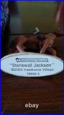 HAWTHORNE VILLAGE CIVIL WAR COLLECTION CONFEDERATE TRAIN STATION Stonewall Jack