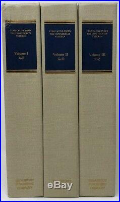 HC Bound 17 Vol + 3 Index Book Set CONFEDERATE VETERAN 1893-1925 Civil War