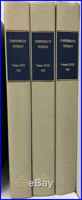 HC Bound 17 Vol + 3 Index Book Set CONFEDERATE VETERAN 1893-1925 Civil War