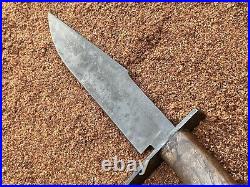 Hand Forged Custom Made Confederate Civil War D Guard Bowie Knife