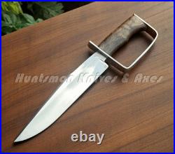 Hand Made American Civil War Confederate BOWIE Secession D-guard in 12C27 Steel