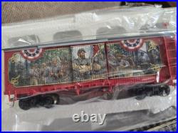 Hawthorne Village Bachmann Train Civil War Confederate Union Box Cars On30