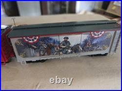 Hawthorne Village Bachmann Train Civil War Confederate Union Box Cars On30