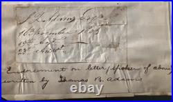 Henry A. Wise 1843 Autograph Letter Signed Civil War Confederate