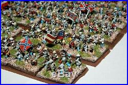 Huge Beauitfully painted 10mm Confederate ACW American Civil War army 250 pieces