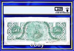 INA CONFEDERATE 1863 $50 Paper Money Bank Note T-57 PF-12 Civil War PCGS 62 PPQ
