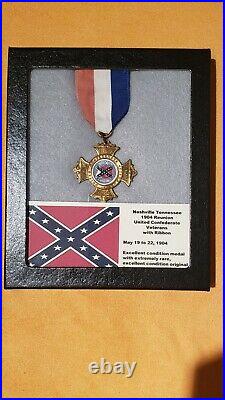 Investment Grade Civil War Confederate Nashville TN Reunion medal, Excellent