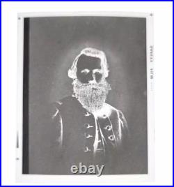 Jeb Stuart Civil War Confederate Negative Photo Film Rare 1907