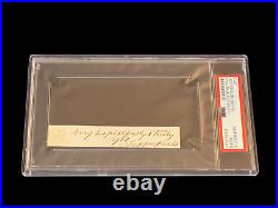 Jefferson Davis Civil War President Confederate States Signed Autograph PSA DNA