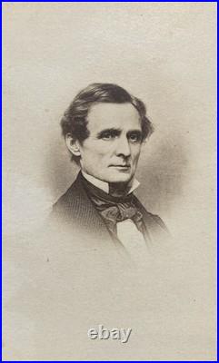 Jefferson Davis Confederate Civil War President CDV