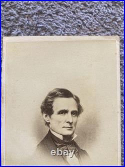 Jefferson Davis Confederate Civil War President CDV