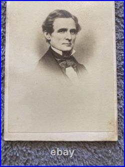 Jefferson Davis Confederate Civil War President CDV