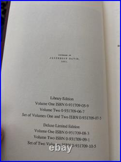 Jefferson Davis Rise & Fall Confederate Government 2 Vol Coats Library