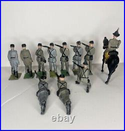 Johillco Civil War Union & Confederate 21 Lead Vintage Toy Soldiers