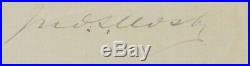 John S. Mosby, Ink Signature & Sentiment Confederate CIVIL War Gray Ghost Rare