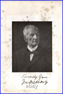John S. Mosby RARE Photograph Signed Civil War Confederate Ranger JSA LOA